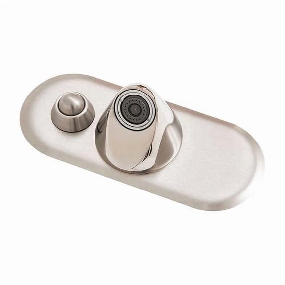 Bestcare Metering 4" Mount, 3 Hole Ligature Resistant Bathroom Faucet WH3376