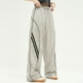 thumbnail image 2 of CHUMUD Womens Y2k Track Pants Baggy Sweatpants Wide Leg Cargo Joggers Harajuku Parachute Pants Vintage Streetwear Pants, 2 of 6