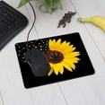 thumbnail image 2 of Sunflower Golden Mouse Pad Flower Tree Leaves Bright Color in Dark Nature Non-Slip Rubber Mousepad 9.5x7.9 Inch for Computer, Laptop, 2 of 5