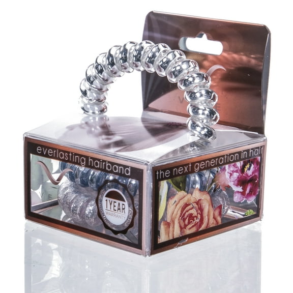 Vere Everlasting Hairbands-Snowed In Pure Metal and Glitter Blend-3pck