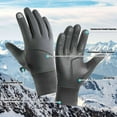 thumbnail image 5 of Deago Winter Gloves Touch Screen Water Resistant Windproof Thermal Ski Snow Gloves for Running Cycling Driving Hiking for Men Women, 5 of 9