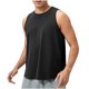 thumbnail image 2 of pstuiky Camiseta sin mangas para hombre, Camiseta deportiva transpirable de color sólido sin mangas para hombre Camisas para hombres xl, 2 of 9