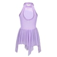 thumbnail image 2 of YEAHDOR Kids Girls Sleeveless Sequins Skating Leotard Dress Lyrical Modern Dance Costume, 2 of 7