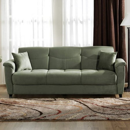 Istikbal Aspen Sage Microfiber Convertible Sofa Istikbal Aspen Sage Microfiber Convertible Sofa
