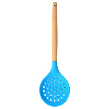 

Pengpengfang Cooking Strainer Non-Stick Heat-Resistant Wooden Handle Colander Spoon Skimmer Strainer for Kitchen