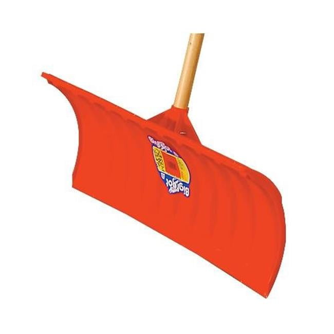 Bigfoot 12151 Steel Snow Shovel Pusher Design 20 in. Blade Non Stick
