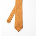 thumbnail image 2 of Men's Tie, Oriental Swirly Geometric, 3.7", Dark Orange and White, by Ambesonne, 2 of 4