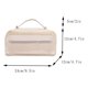 thumbnail image 3 of Bolsa Organizador de baño para mujer, de belleza transparente a la moda para uso diario (blanco) JShteea  Para Estrenar, 3 of 9