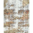 thumbnail image 1 of Ahgly Company Indoor Rectangle Abstract Dark Almond Brown Abstract Area Rugs, 5' x 7', 1 of 6