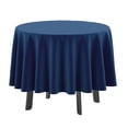 thumbnail image 1 of Vargottam Indoor/Outdoor Round Tablecloth Waterproof 58'' x 58'' Spring/Summer Navy Blue Patio Table Cloths, 1 of 1