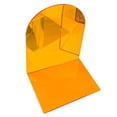 thumbnail image 3 of 1 par de sujetalibros gruesos antideslizantes de acrílico transparente escritorio decorativo extremo de libro pesado para oficina de estudiantes en forma de L naranja, 3 of 10