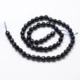 thumbnail image 2 of Synthetic Blue Goldstone Beads Strands Faceted Round 4mm Hole: 0.8mm about 85pcs/strand 14.5 inch, 2 of 3