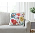 thumbnail image 2 of Better Homes & Gardens Decorative Throw Pillow, Embellish Floral, Square, Multi, 20x20, 1Pack, 2 of 2