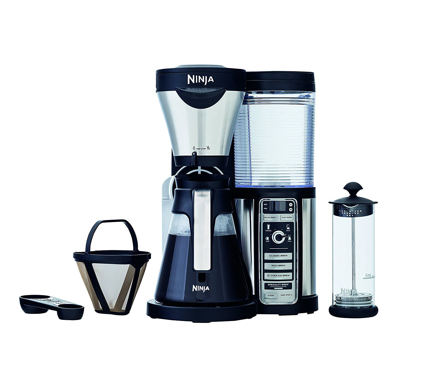 ninja cf090a carafe coffee bar system with single serve 110 volts (only for  usa)