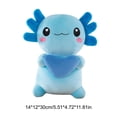 thumbnail image 3 of Aodebiao Cute Cartoon Sleeping Hexagon Salamander Plush Doll, Soft Elastic Fleece Stuffed Cotton Animal Toy, Lovely Smiling Lizard Plushie for Bedroom Living Room Home Decor & Gift, 3 of 6