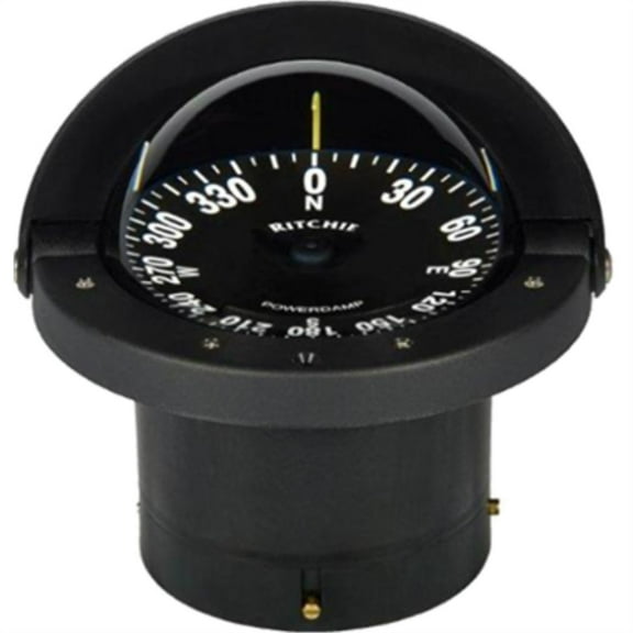 Compass, Flush Mount, 4.5" Dial, Black