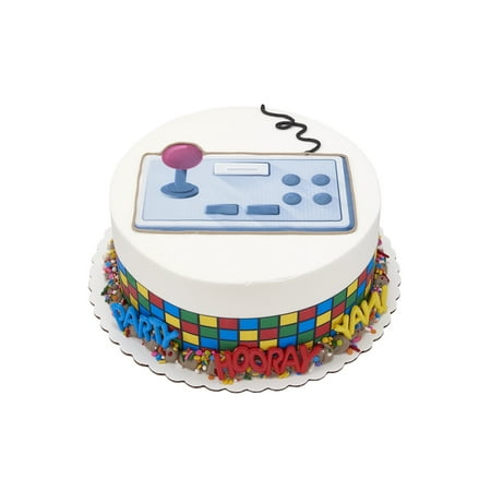 Game On Double Layer Round Cake