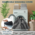 thumbnail image 5 of Dog Bed Large Sized Dogs with Removable Washable Cover and Waterproof Lining - XL Memory Foam Pet Bed for Crate - Reversible Kennel Mat (Cool & Warm), 42-inch, 5 of 6