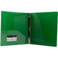 thumbnail image 2 of JAM Paper Plastic 3/4 in Binders, 3 Metal Rings, Green, 1/Pack, 2 of 6