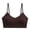 Coffee, variant on ZQUUVOU Women's Sports Bra Low Impact Thin Straps Yoga Workout Bras Full Coverage Supportive Seamless Wireless Bras Pink