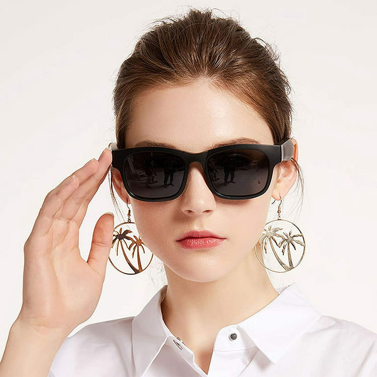 Augper Clearance Smart Glasses Wireless Bluetooth Sunglasses Open