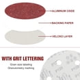 thumbnail image 2 of Awutzut 9 Inch 6 Hole Sanding Discs 320 Grit Hook and Loop for Drywall Sander 15PCS, 2 of 7