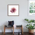thumbnail image 3 of Art.com Watery Red Bloom 2 Art Print by Sandra Smith, Brown Frame Wall Art, 29" x 29", 3 of 5