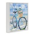 thumbnail image 3 of Stupell Industries Tropical Floral Beach Bicycle White Framed Giclee Art, 24 x 24, by Paul Brent, 3 of 8