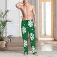 thumbnail image 2 of Fotbe Snowflake Pantalones de Pijama para Hombre, Pantalones de Dormir, Pantalones de Casa con Cintura Ajustable y Bolsillos-XX-Large, 2 of 6