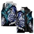 thumbnail image 3 of Chaleco de invierno de moda para hombre, chaquetas para hombre, chalecos con estampado gráfico de león y lobo para hombre, ropa para hombre 2024, ropa de calle Harajuku, viento frío, 3 of 5