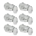 thumbnail image 3 of Guitar Machine Head, 0.7in Handle Width Guitar Tuning Keys 6 String Tuner Head Durable Silver With Screws For Replacing Old And Damaged Parst For Most Guitars 6 Right Peg Set,6, 3 of 8