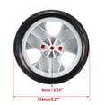 thumbnail image 2 of Plastic Swivel Pulley Wheel 134mm/5.27-inch Dia Single Wheel 6mm Mounting Hole Dia , 2pcs, 2 of 2