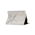 thumbnail image 5 of Marble Pattern Case for Apple 10.2-inch iPad (9th/8th/7th Gen - 2021 2020 2018) - TECH CIRCLE Slim Thin Lightweight Case with (Adjustable Stand) Protective Flip Folio Cute Cover (White Marble), 5 of 9