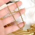 thumbnail image 5 of Cadena Collar Ajustable Torsal Acero Inoxidable Oro Mujer dorado 60 cm, 5 of 5