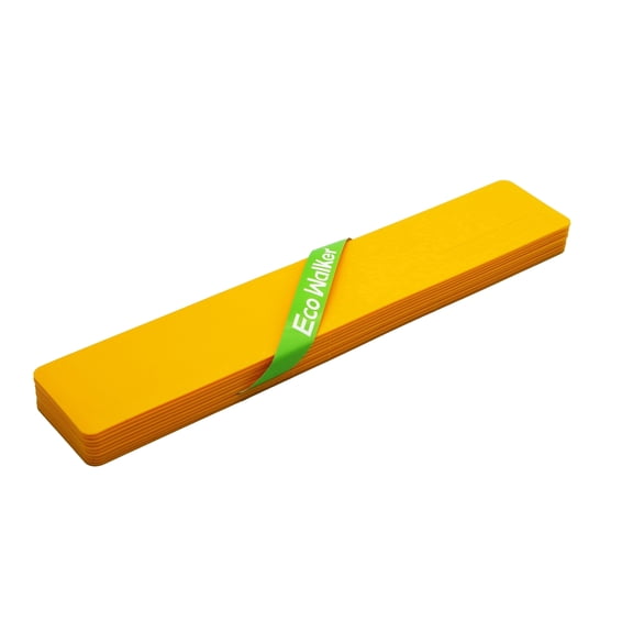 Eco Walker Court Line Marker Kit 10 Piece Set Flat Boundary Markers for Pickleball Tennis Badminton Agility Training