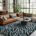 thumbnail image 2 of Conbriboy 6x9 Area Rugs For Living Room Zebra Print Rug, Fluffy Shaggy Fuzzy Plush Furry Large Floor Carpet,Non-Slip Carpet Anti-Slip Washable Modern Soft Rug For Bedroom Girls Boys Room Indoor, 2 of 7