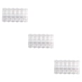 thumbnail image 4 of Minnieouse Gran oferta, 1 unidad, caja de almacenamiento vacía de diamantes de imitación para decoración de uñas de 12 rejillas de plástico transparente 3piezas, 4 of 6