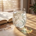 thumbnail image 5 of SLYNSHome Stemless Wine Glass With Vintage Embroidery Style, Astrology Horoscope Printed Wine Cup, Zodiac Sign Drinkware Gift, 5 of 7