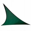 Coolaroo Coolhaven Outdoor Sun Shade Sail 95% UV Block Protection for Garden, Patio, Backyard, 18' Triangle, Heritage Green