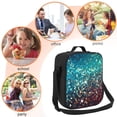 thumbnail image 5 of Lsque Colorful Rainbow Glitter Lunch Bag Lunch Box for Women Men Reusable Insulated Lunch Tote Bag,Leakproof Thermal Cooler Sack Food Handbags Case High Capacity, 5 of 9