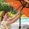 thumbnail image 6 of ACEGOSES 9FT Round Patio Umbrella with UPF50+, Tilt Function, and Wind-Resistant Design——Experience Outdoor Comfort, Orange, 6 of 8