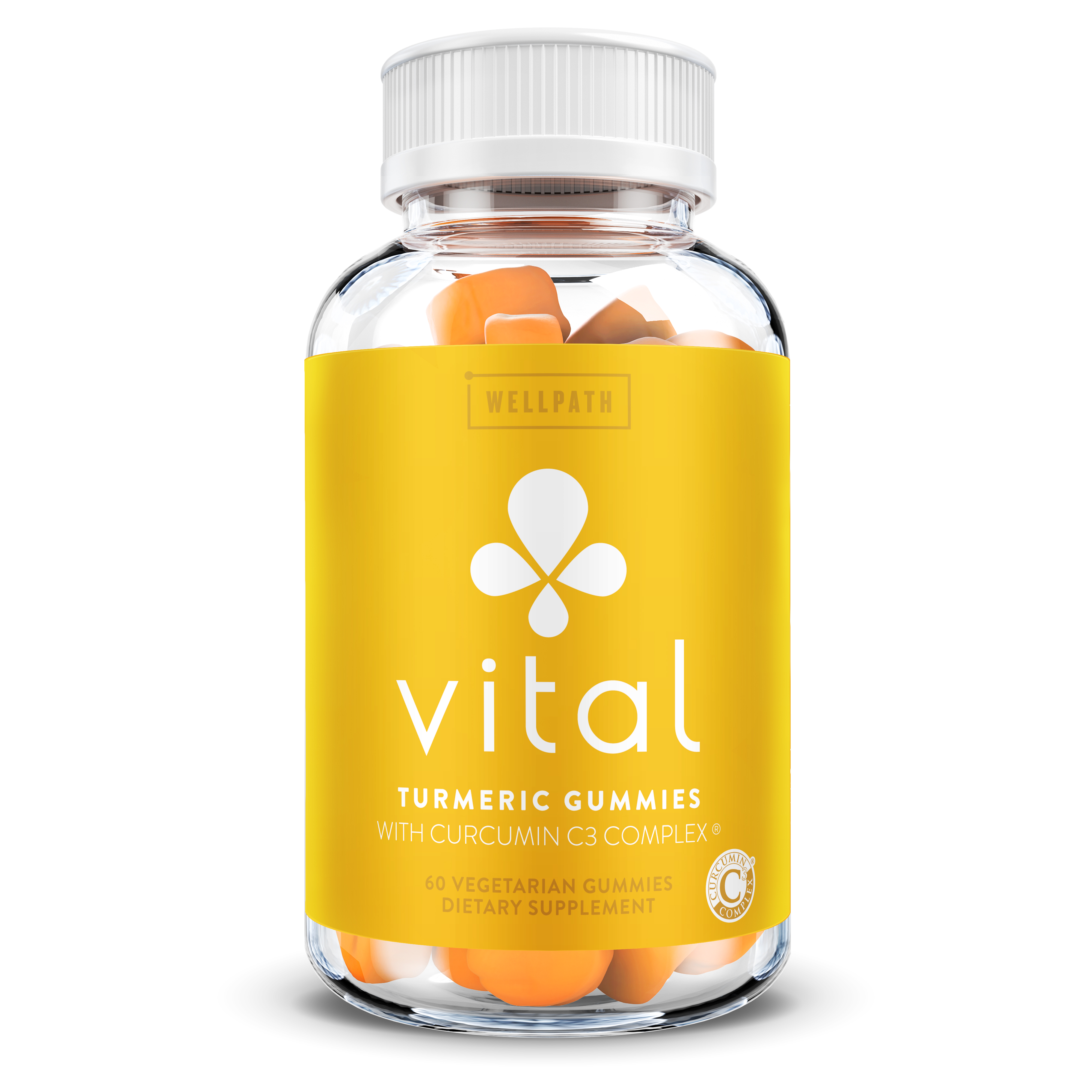 WellPath VITAL Turmeric Gummies with Ginger 60ct