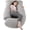 Light Grey, variant on Pregnancy Pillows for Sleeping, 57-inch U Shaped Full Body Maternity Pillow with Removable Washable Cover - Support for Back, Belly, Hips, Legs for Pregnant Women, Khaki Brown Velvet