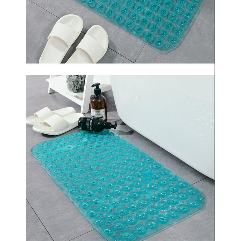AmazerBath 27.6 x 15 Inches Non-Slip Shower Mats with Suction Cups and