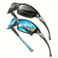 thumbnail image 1 of 1 Paire/2/3 Paires, Lunettes de Mode Polarisées Enveloppantes Fantaisie Cool, pour Hommes Femmes Sports de Plein Air Cyclisme Course Pêche Randonnée Golf Fourniture Accessoire Photo, 1 of 5