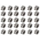 thumbnail image 1 of 30 Uds. Cuentas para barba DIY, cuentas para rastas de pelo nórdico antiguo para trenzar el cabello, pulsera, colgante, collar, 1 of 8