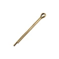thumbnail image 3 of Split Cotter Pin - 3mm x 40mm (1/8 inch x 1 37/64 inch) Solid Brass 2-Prongs Gold Tone 2 Pcs, 3 of 5