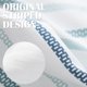 thumbnail image 3 of Cortina de Ducha Jinchan Multi Azul y Blanco Impermeable, 3 of 8