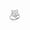 JZ3828P, variant on Women’s Spinning Clover Ring, Adjustable Open Band, Gold/Silver Tone with Cubic Zirconia, Stress Relief Fashion Jewelry