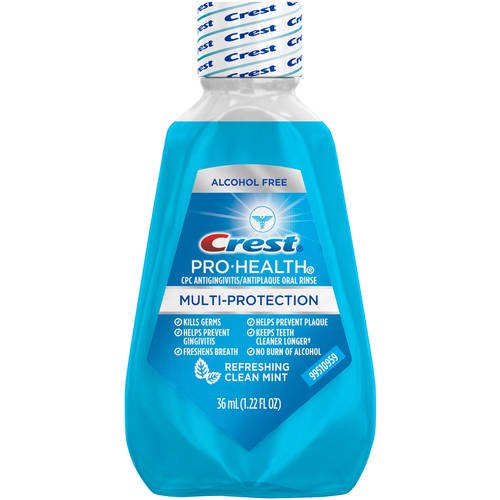 Crest Pro-Health Refreshing Clean Mint Mouth Wash, 1.22 fl oz 2 pack